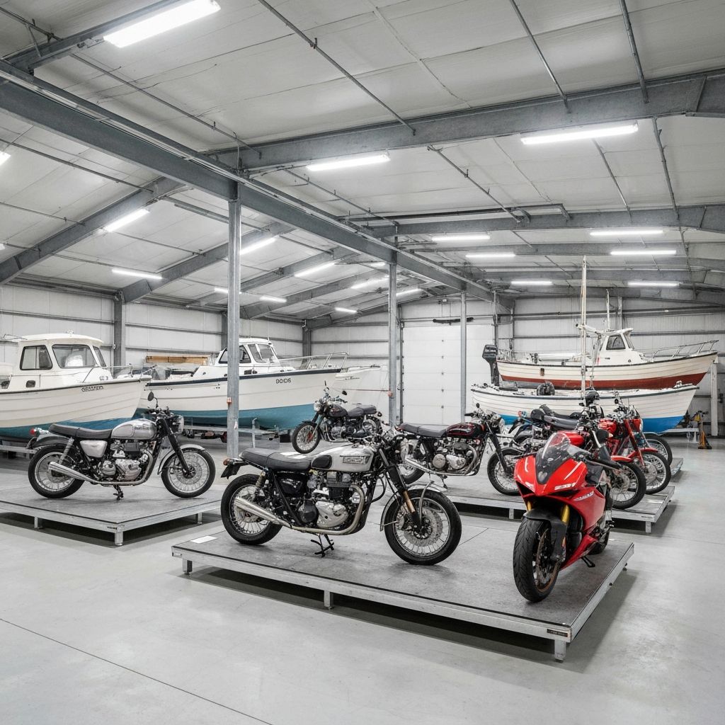 MC och båt förvaring